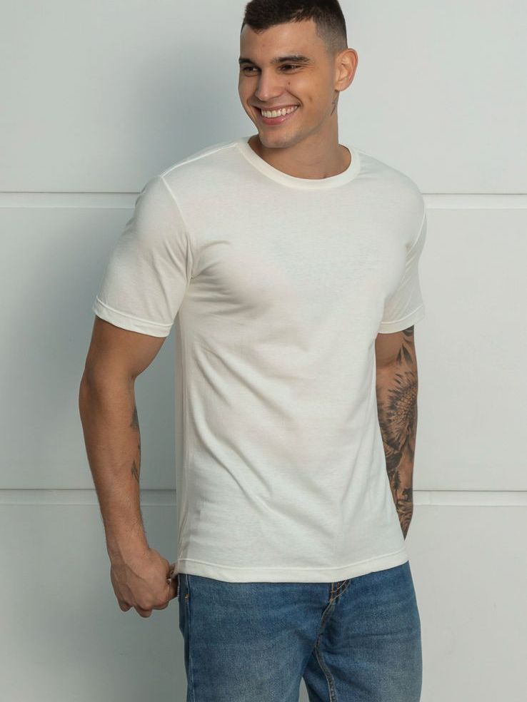 Camiseta Masculina Básica Lisa Alta Qualidade