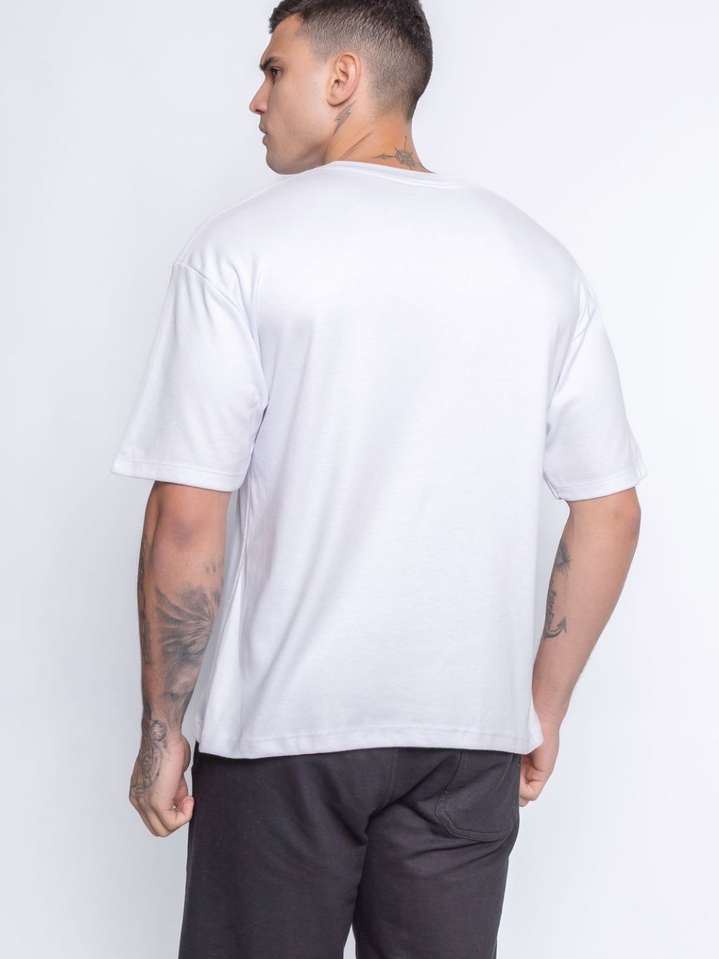 Camisa Masculina Oversized Básica Lisa