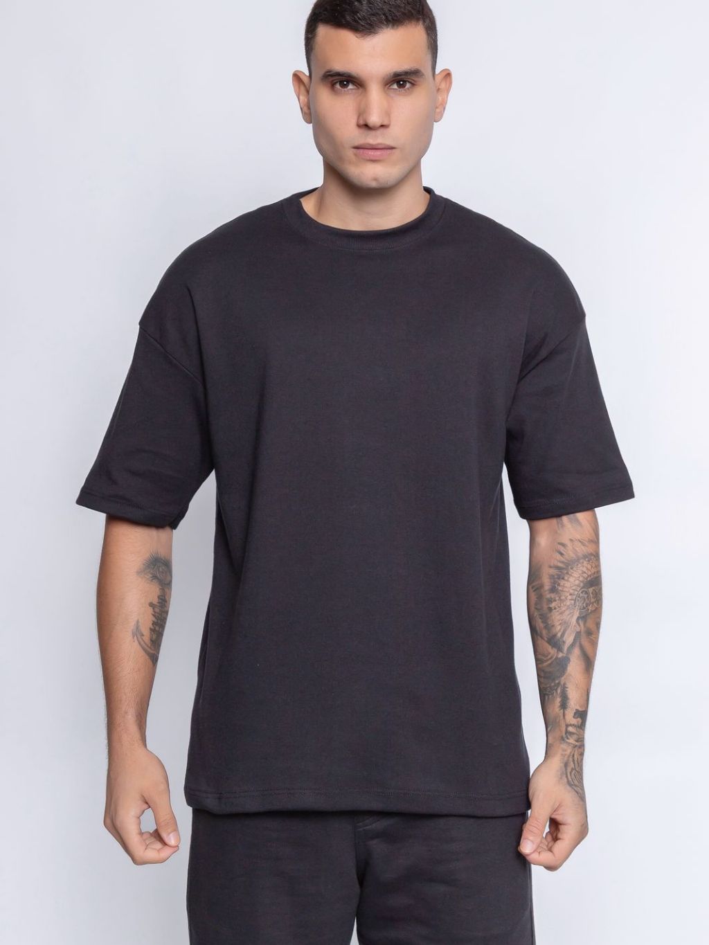 Camisa Masculina Oversized Básica Lisa