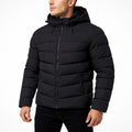 Jaqueta Puffer Bobojaco Impermeável Blusa Masculina Inverno com Capuz