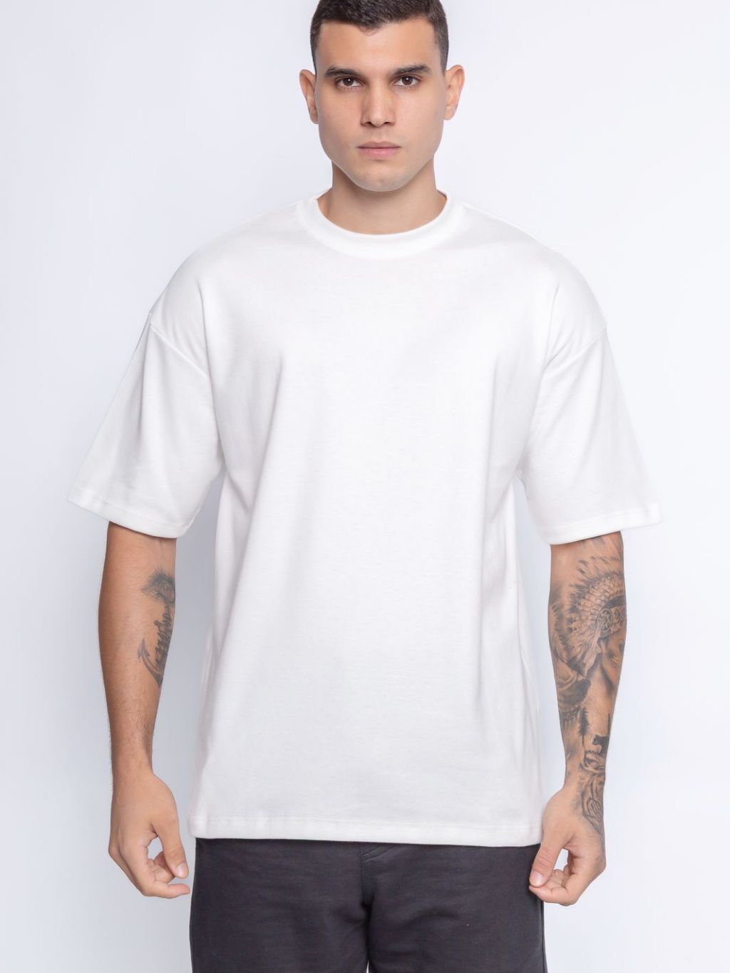 Camisa Masculina Oversized Básica Lisa