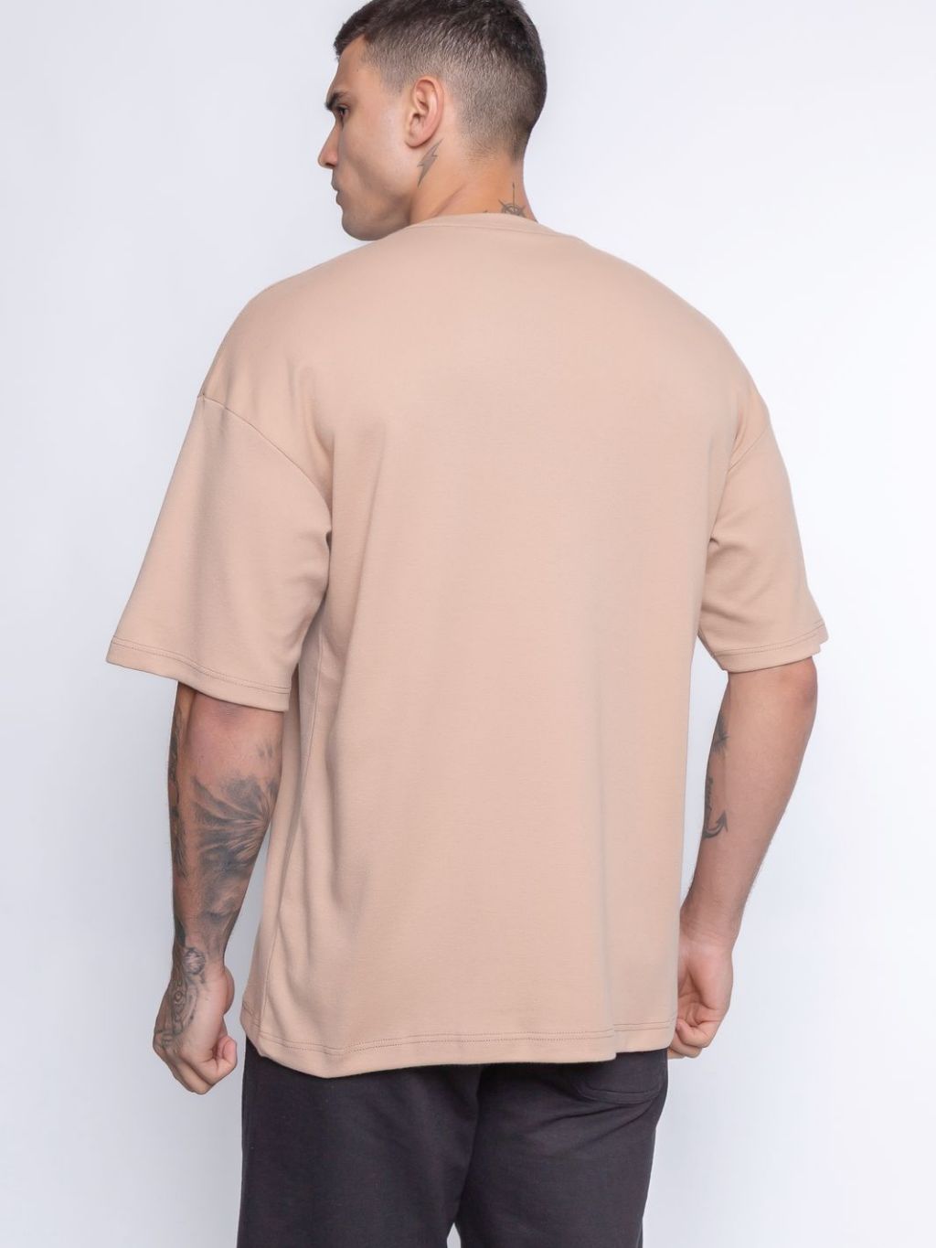 Camisa Masculina Oversized Básica Lisa