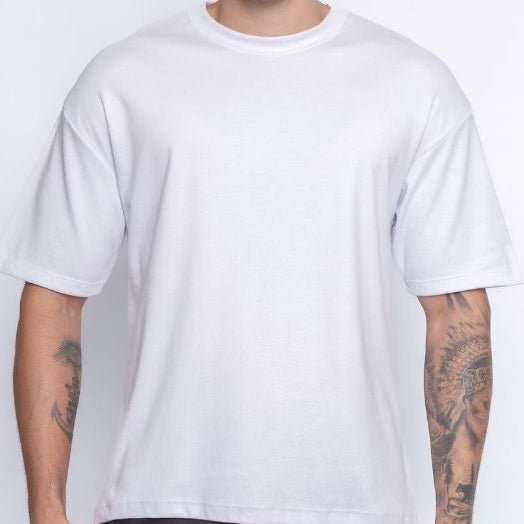 Camisa Masculina Oversized Básica Lisa
